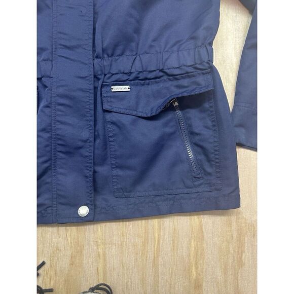 Polo Sport Womens Windbreaker Size Medium Athletic Running Jacket Cinch Waist - Picture 5 of 10